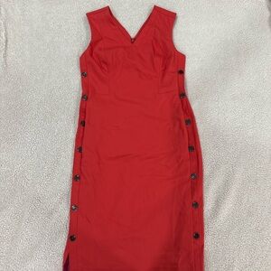 Etcétera, Elegant Red Sleeveless Dress